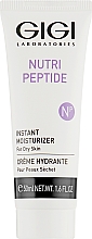 Пептидний крем "Миттєве зволоження" - Gigi Nutri-Peptide Instant Moisturizer for Dry Skin — фото N2