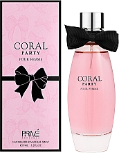 Prive Parfums Coral Party Pour Femme - Парфюмированная вода — фото N2