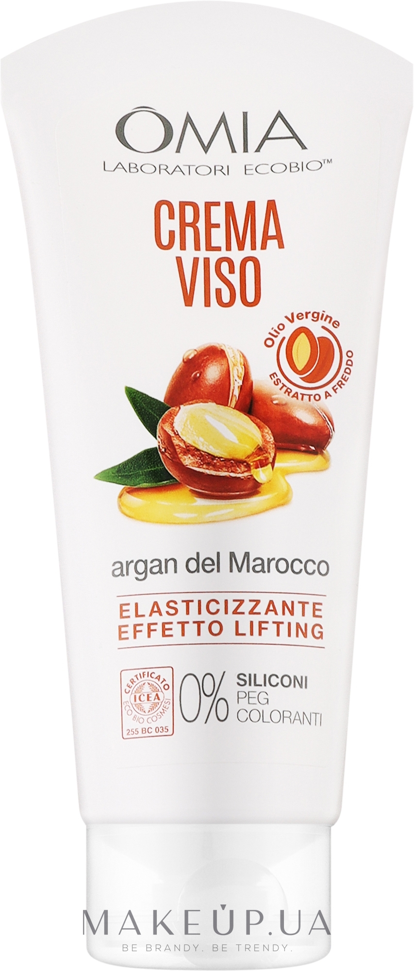 Крем для лица с аргановым маслом - Omia Labaratori Ecobio Argan Oil Face Cream — фото 75ml