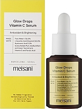 Сироватка для обличчя з вітаміном С - Meisani Glow Drops Vitamin C Serum — фото N2