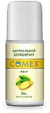 Дезодорант чоловічий, натуральний "Імбир" - Comex Ayurvedic Natural 24H — фото N3