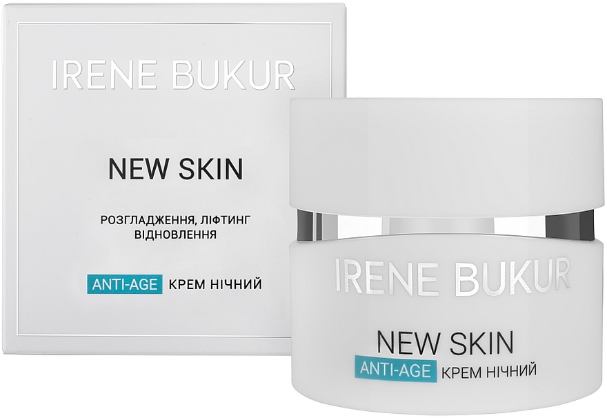 Нічний крем для обличчя - Irene Bukur New Skin Anti-Age Night Cream — фото N1