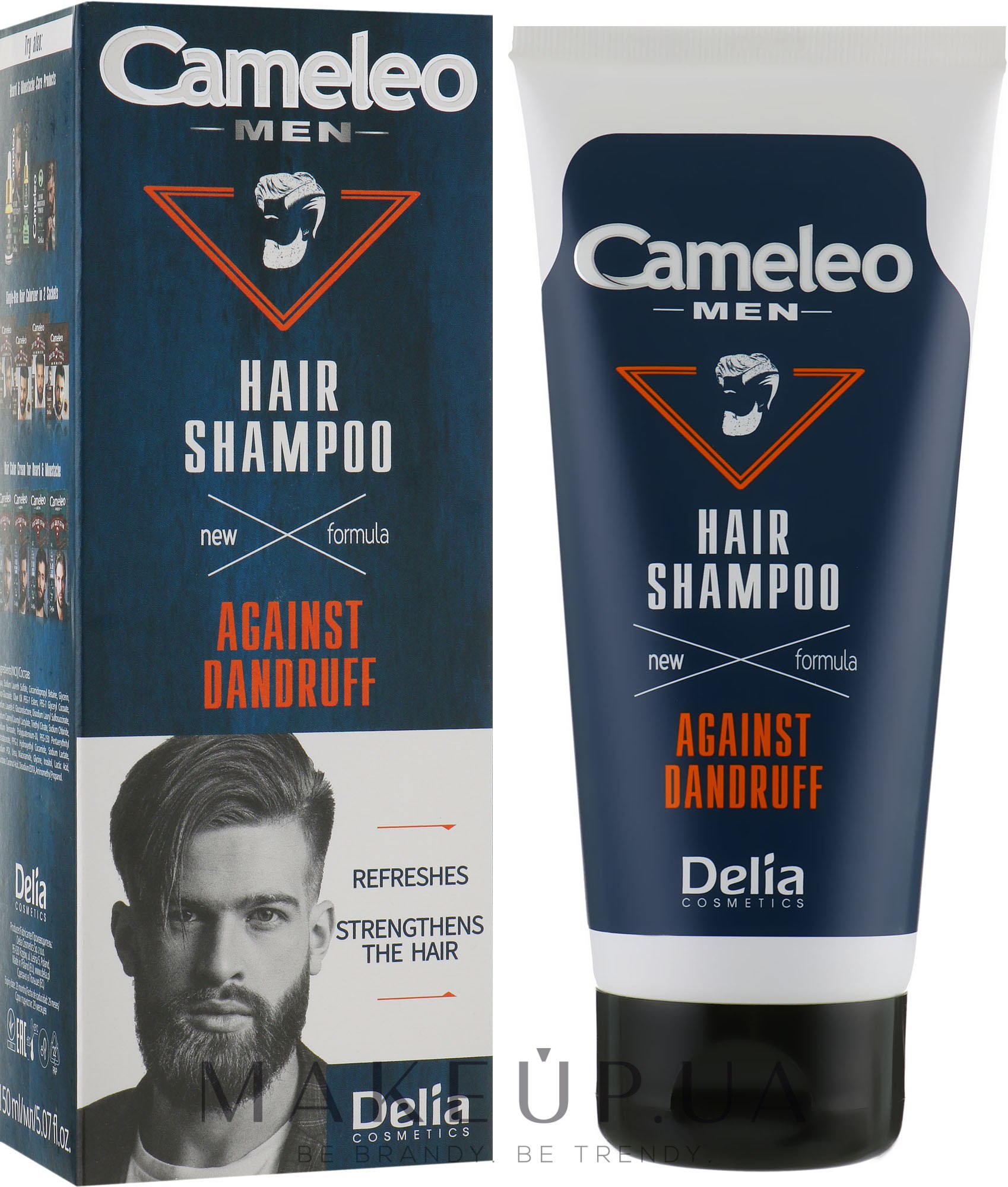 Шампунь против перхоти - Delia Cameleo Men Anti Dandruff Hair Shampoo — фото 150ml