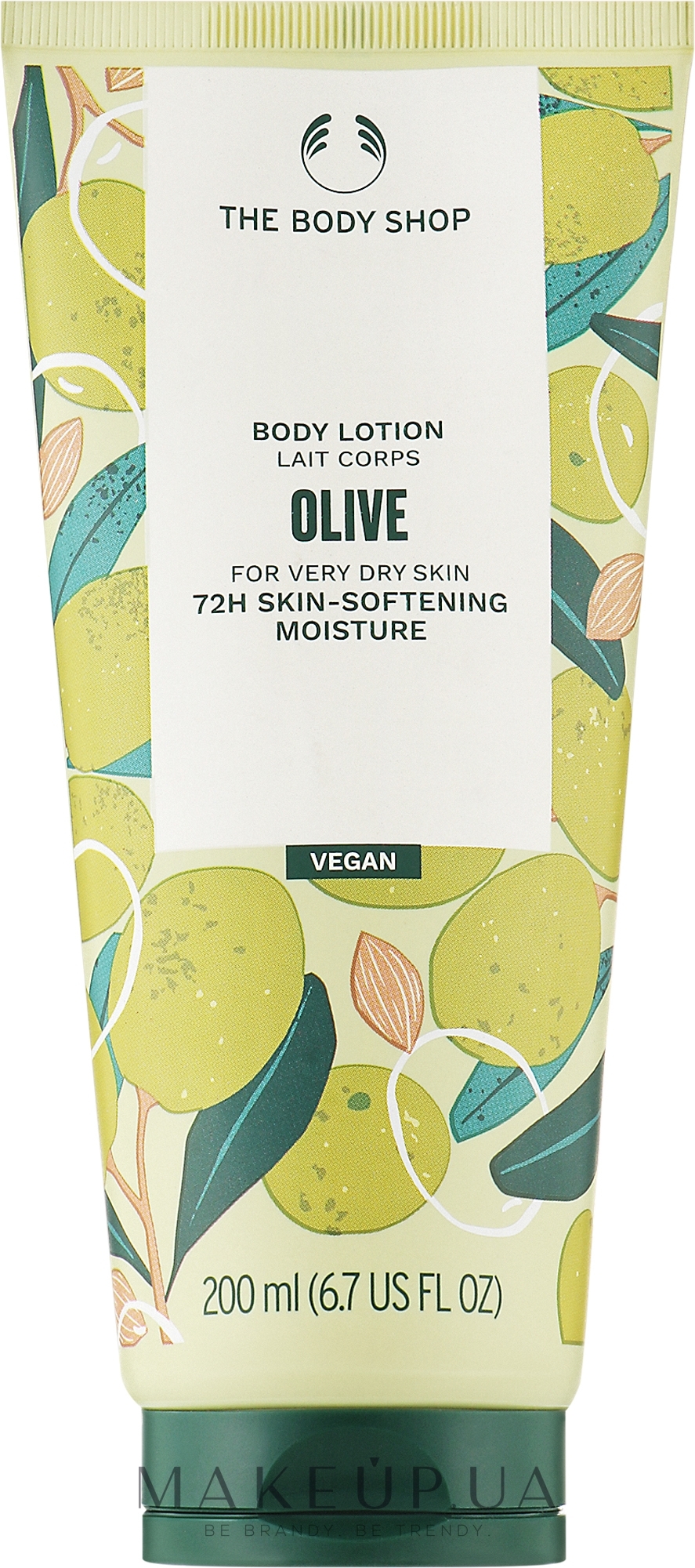 Лосьон для тела "Оливка" - The Body Shop Olive Nourishing Body Lotion Vegan — фото 200ml