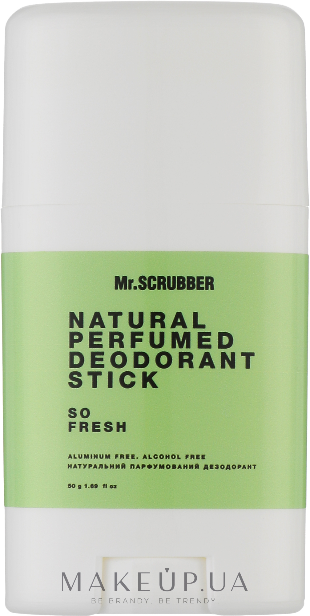 Натуральный парфюмированный дезодорант "So Fresh" - Mr.Scrubber Natural Perfumed Deodorant Stick — фото 50g