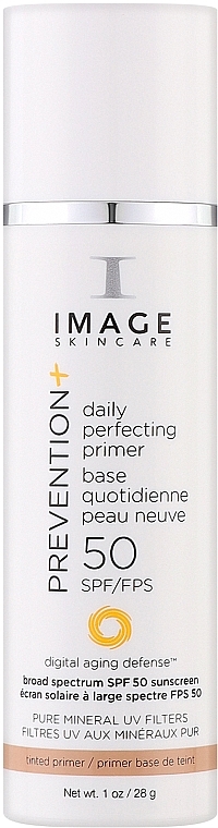 Тонувальний сонцезахисний праймер SPF 50 - Image Skincare Prevention+ Daily Perfecting Primer SPF 50 — фото N1