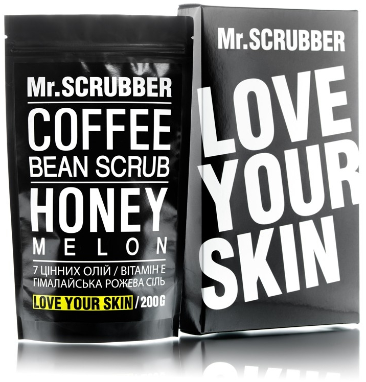 Кофейный скраб для тела "Дыня" - Mr.Scrubber Honey Melon Scrub — фото N1