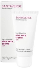 Парфумерія, косметика Легкий крем для обличчя з алое вера - Santa Verde Foundat Facial Care Light Aloe Vera Cream