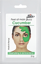 Парфумерія, косметика Маска альгінатна, глюкозна, порошкова "Огірок" - Mila Glucoempreinte Peel Off Mask Moisturizing&Remineralizing Cucumber