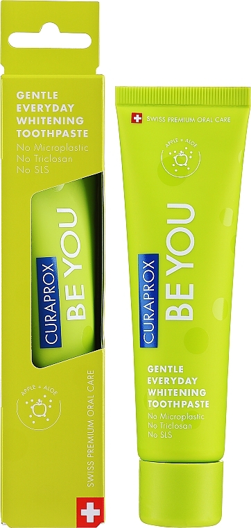 Зубная паста со вкусом яблока и алоэ - Curaprox Be You Explorer Toothpaste — фото N2