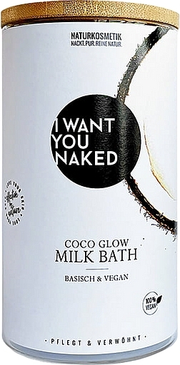 Молочна ванна "Coconut Milk & Vitamin E" - I Want You Naked Coco Glow Milk Bath — фото N2