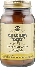 Парфумерія, косметика Харчова добавка "Кальцій 600 із черепашок устриць" - Solgar Calcium From Oyster Shell With Vitamin D3
