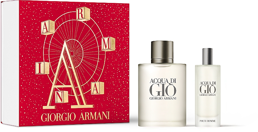 Giorgio Armani Acqua di Gio Pour Homme - Набір (edt/50ml + edt/15ml) — фото N1