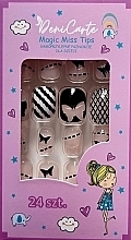 Парфумерія, косметика Накладні нігті для дітей "Метелик", 960 - Deni Carte Magic Miss Tips