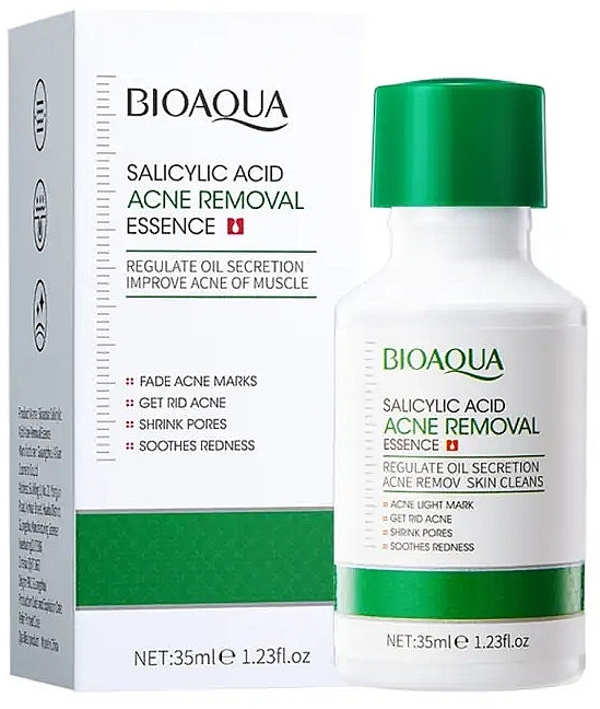 Сироватка для обличчя анти-акне з саліциловою кислотою - Bioaqua Salicylic Acid Acne Removal Essence — фото N1