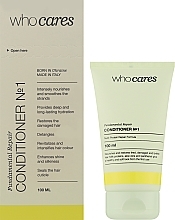 Кондиционер питательный для сухих и поврежденных волос - Who Cares Fundamental Repair Conditioner №1 — фото N2