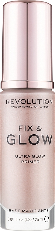 Сияющий праймер для лица - Makeup Revolution Fix & Glow Primer — фото N1