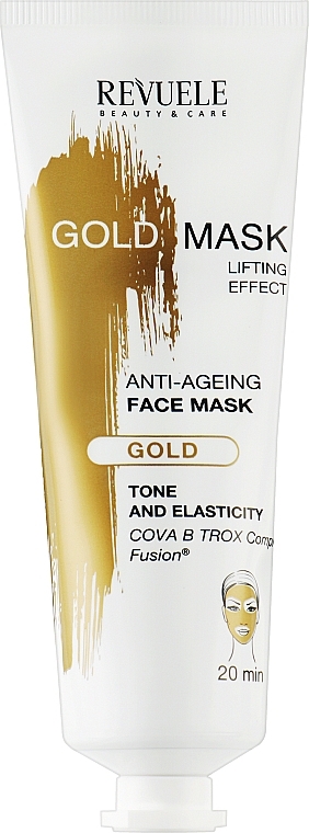 Антивозрастная маска для лица - Revuele Gold Face Mask Lifting Effect Anti-Age — фото N1