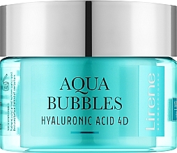 Зволожувальний гідрогель для обличчя - Lirene Aqua Bubbles Hyaluronic Acid 4D Hydrating Hydrogel — фото N1