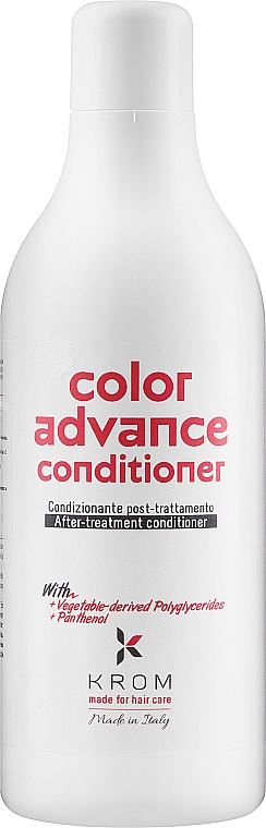 Поддерживающий кондиционер с полиглицеридами и пантенолом - Krom Color Advance Conditioner — фото N4