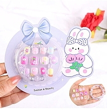 Накладные самоклеящиеся ногти для детей с браслетом, 936 - Deni Carte Tipsy Kids  — фото N2