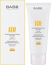 Крем для ног с 10% мочевины для смягчения против огрубелостей - Babe Laboratorios Foot Repairing Cream 10 % Urea — фото N2