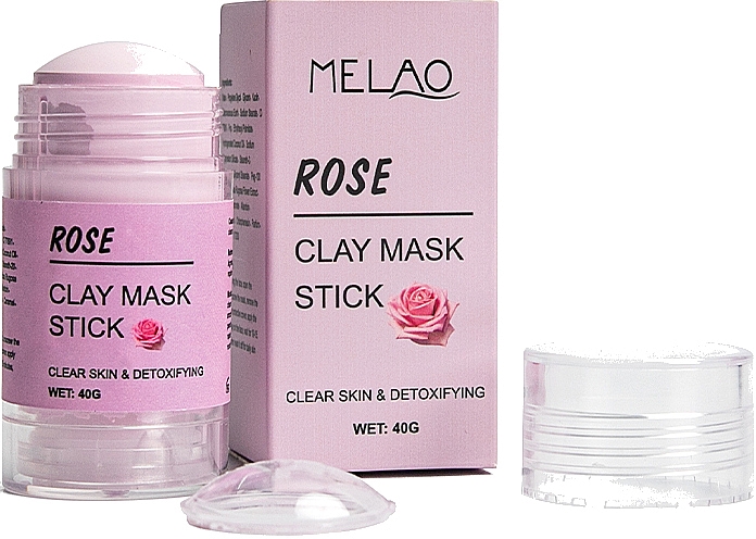 Маска-стик для лица "Rose" - Melao Rose Clay Mask Stick — фото N3