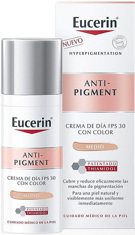 Денний крем проти пігментації, з відтінком, SPF30 - Eucerin Anti-Pigment — фото N2