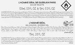 Guerlain L'homme Ideal - Набір (edt/100 ml + sh gel/75ml + edt 10 ml) — фото N3