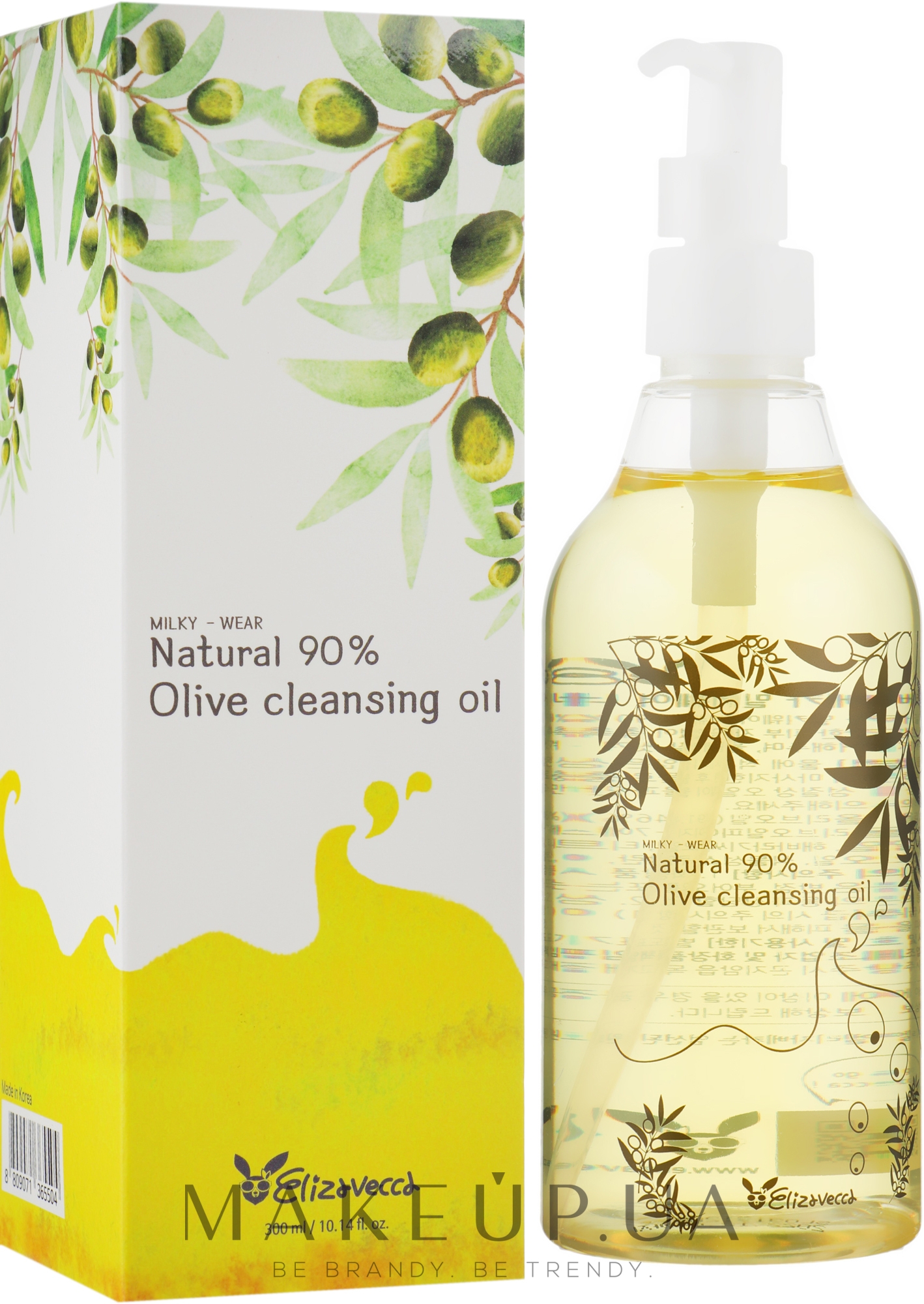 Масло гидрофильное - Elizavecca Face Care Olive 90% Cleansing Oil — фото 300ml