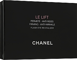 УЦІНКА Набір "Подвійна дія для контурів очей" - Chanel Le Lift Anti-Wrinkle Flash Eye Revitalizer  (eye/ser/5ml + eye/patch/10x2рсs) * — фото N1