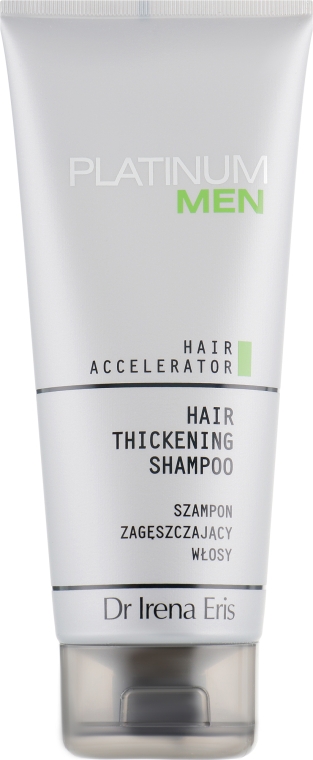 Шампунь для тонкого волосся - Dr Irena Eris Platinum Men Hair Accelerator Hair Thickening Shampoo — фото N2