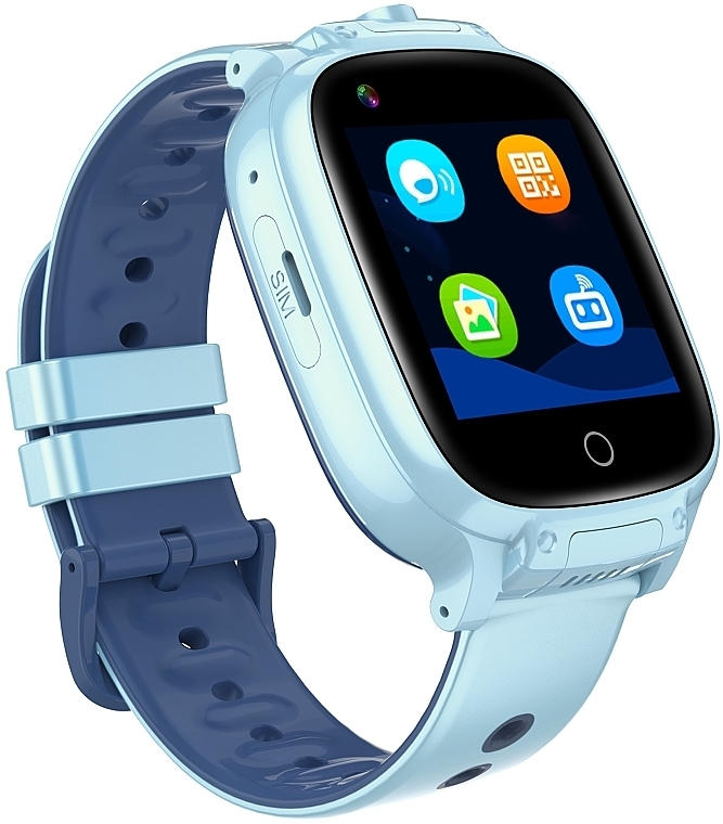 Смарт-часы для детей, голубые - Garett Smartwatch Kids Twin 4G — фото N4