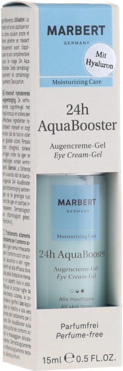 Освежающий крем-гель для век - Marbert 24h AquaBooster Augencreme-Gel — фото N1
