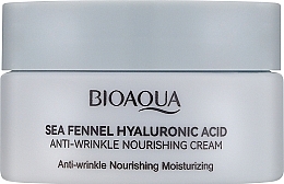 Питательный крем для лица от морщин - Bioaqua Sea Fennel Hyaluronic Acid Cream — фото N1