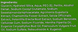 Зубная паста "Свіжі Трави" - Herbadent Fresh Herbs Herbal Toothpaste — фото N3