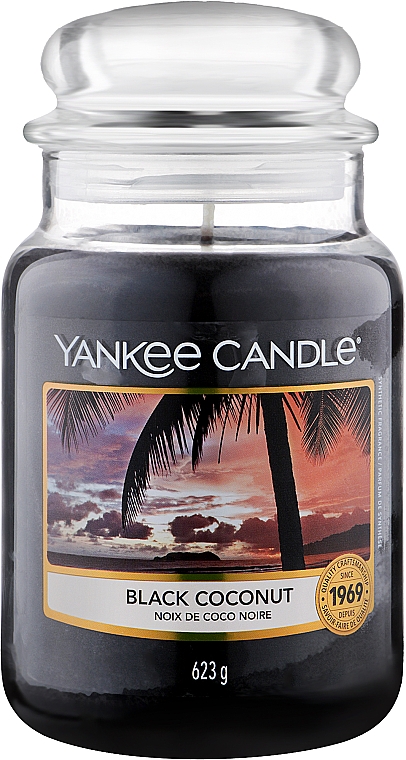 Ароматическая свеча "Черный кокос" - Yankee Candle Black Coconut — фото N5