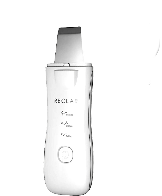 Ультразвуковой скрабер для кожи, серебряный - Reclar Ritual Peeler — фото N1