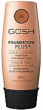 Тональна основа - Gosh Foundation Plus Cover&Conceal SPF15 — фото N1