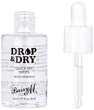 Краплі для швидкого сушіння нігтів - Barry M Drop & Dry Quick Dry Nail Drops — фото N2
