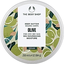 Масло для тіла "Оливка" - The Body Shop Olive Body Butter For Very Dry Skin 96H Nourishing Moisture — фото N1