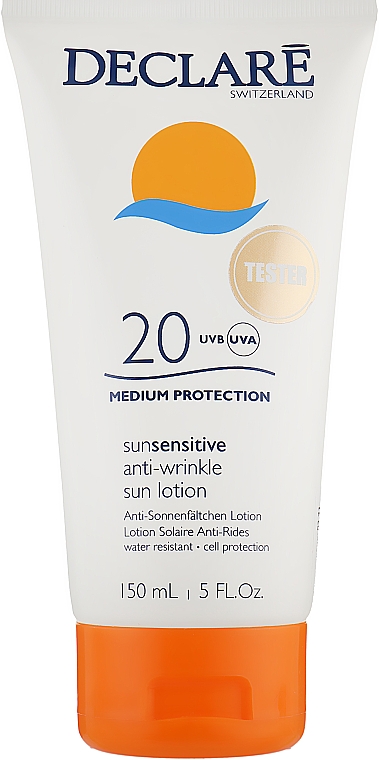 Сонцезахисне молочко з омолоджувальним ефектом - Declare Sun Sensitive Anti-Wrinkle Sun Protection Milk SPF 20 (тестер) — фото N1