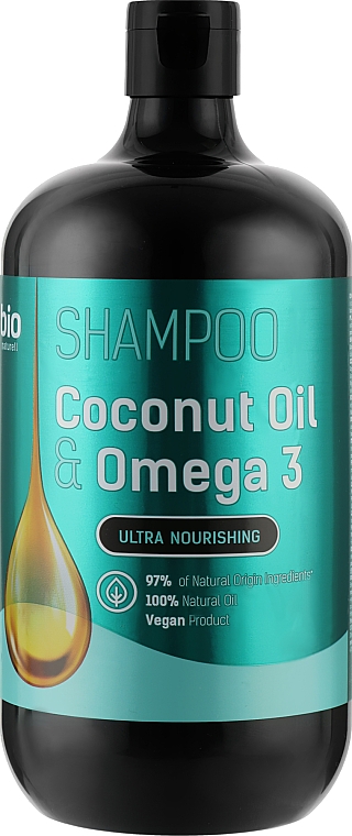 Шампунь для волосся "Coconut Oil & Omega 3" - Bio Naturell Shampoo — фото N2