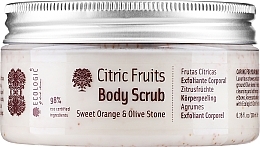 Скраб для тіла "Солодкий апельсин та оливкова кісточка" - Ecologic Cosmetics Citric Fruits Body Scrub — фото N1