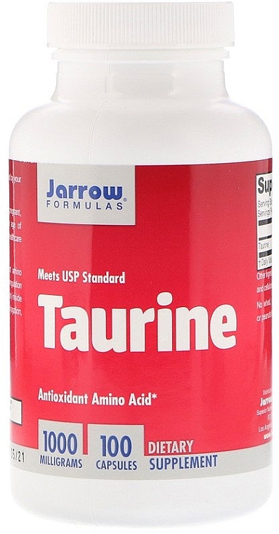 Харчові добавки - Jarrow Formulas Taurine, 1000 mg — фото N1