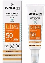 Детский солнцезащитный крем для лица - Sophieskin Facial Protection Kids SPF50 — фото N2