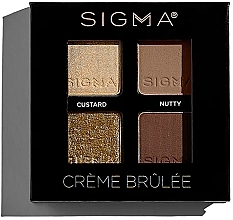 Палетка тіней - Sigma Beauty Creme Brulee Eyeshadow Quad — фото N3