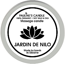 Парфумерія, косметика Масажна свічка - Pauline's Candle Jardin de Nilo Manicure & Massage Candle