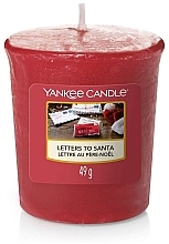 Духи, Парфюмерия, косметика Ароматическая свеча - Yankee Candle Votive Letters to Santa