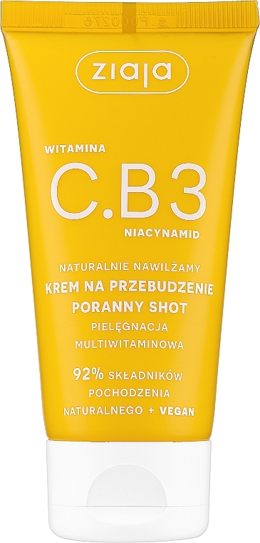 Легкий крем-основа для пробудження - Ziaja Vitamin C.B3 Niacinamide — фото N1